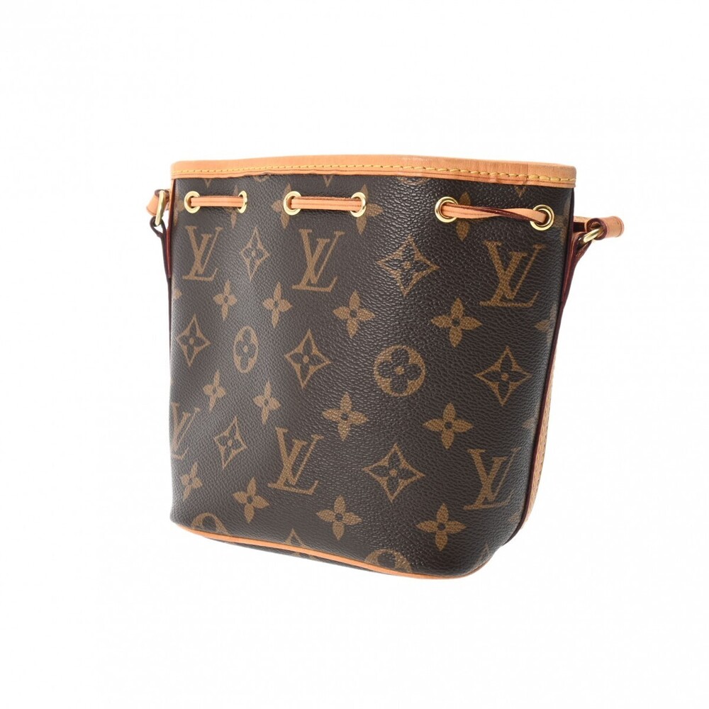 Louis Vuitton Monogram Brown Shoulder Bag Nano Canvas Noe